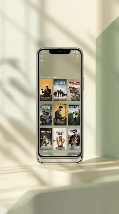 精品影视 APP 界面预览